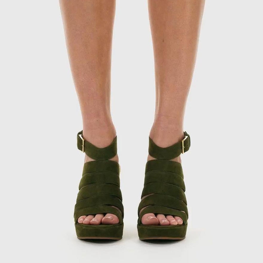 Tory Burch Bailey Strap Wedge Espadrille Sandal